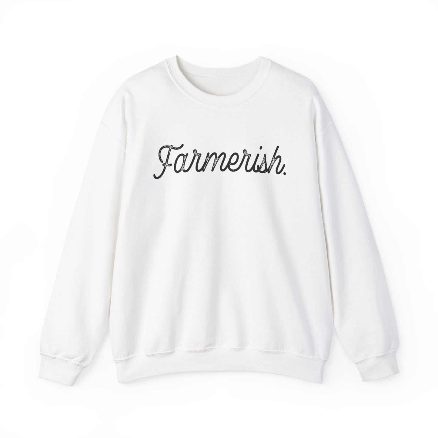 Unisex Funny Sweatshirt Farmer White