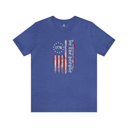 We The People American Flag Tee Blue