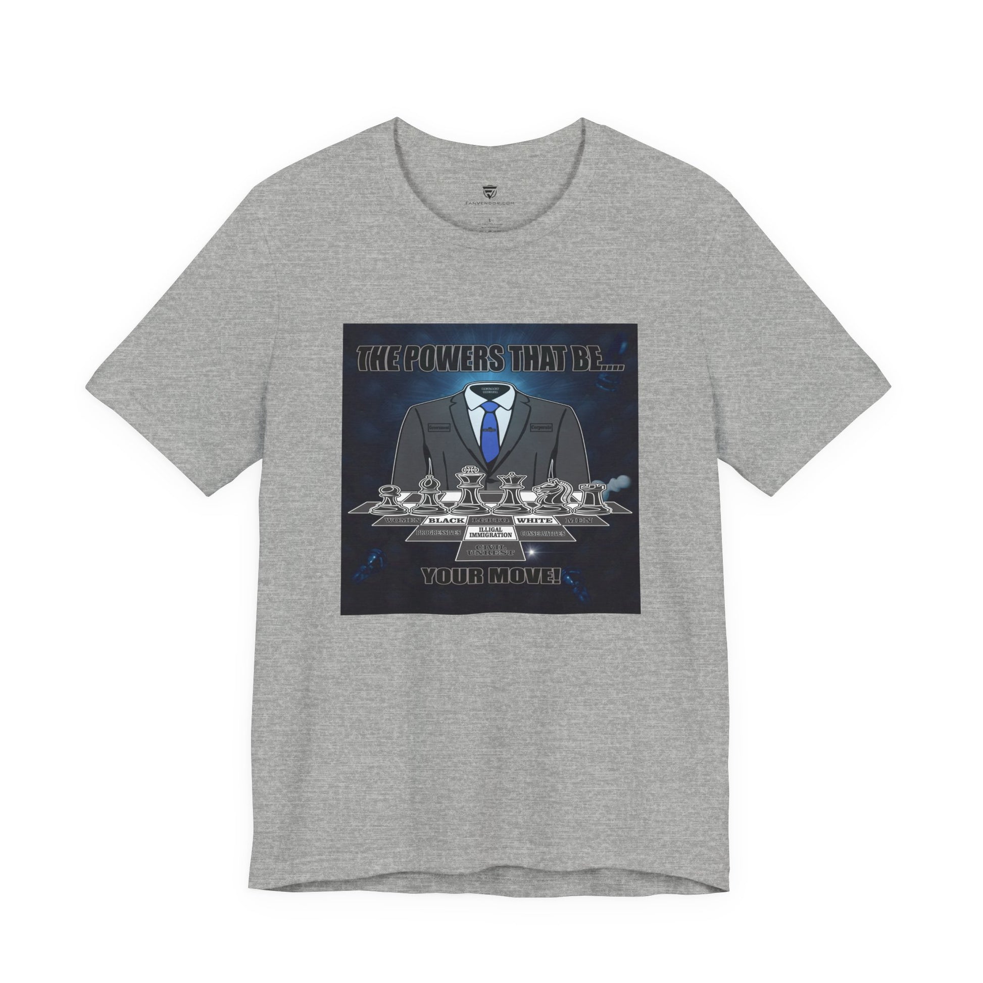 T-Shirt with chess design