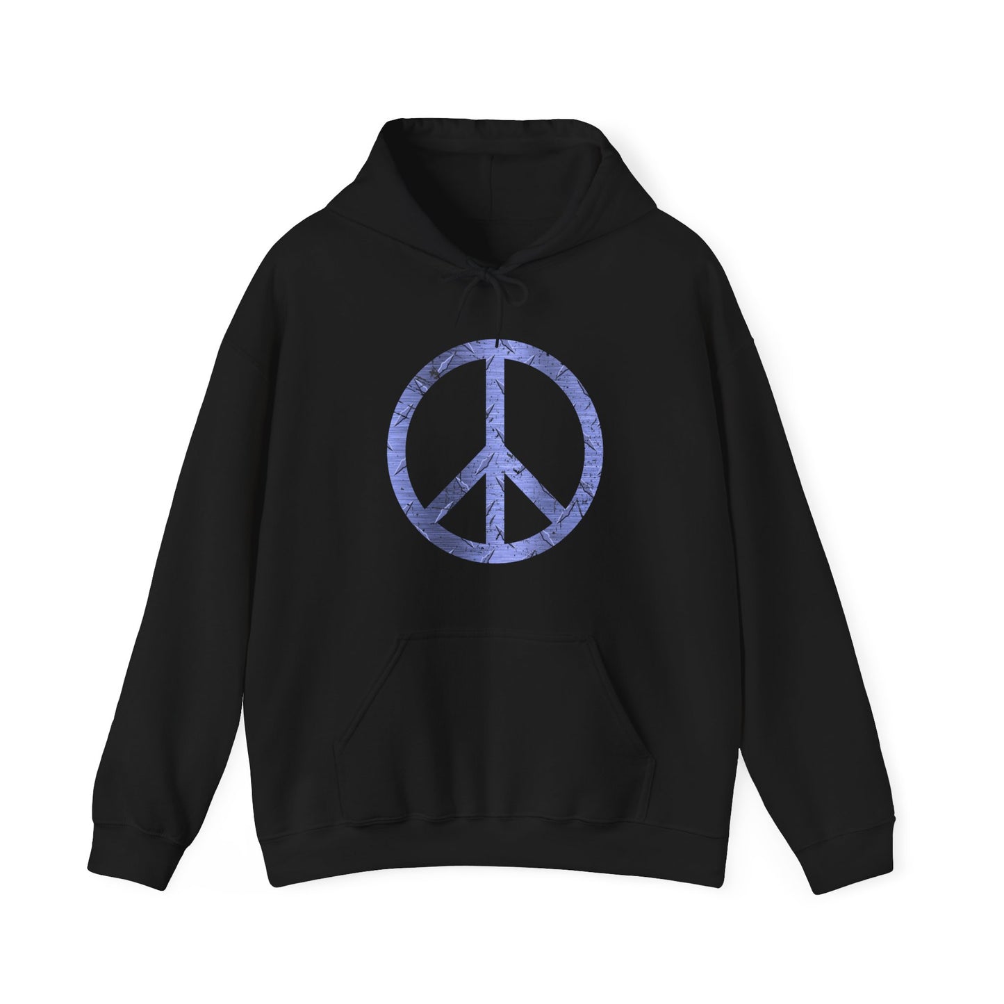 Cool Hoodie Graphic Peace Sign Black