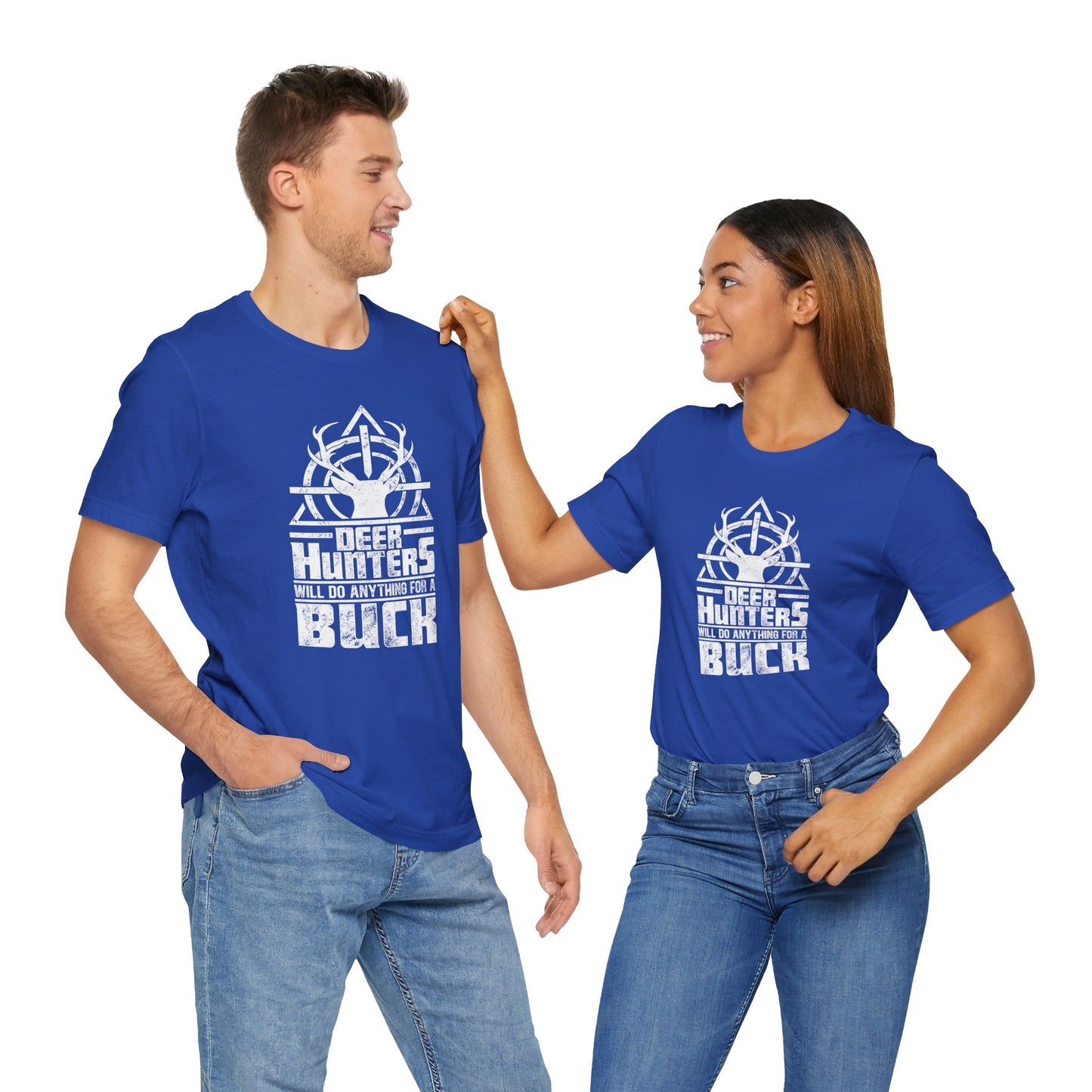 Cool Hunter Unisex T-Shirt Deer Blue