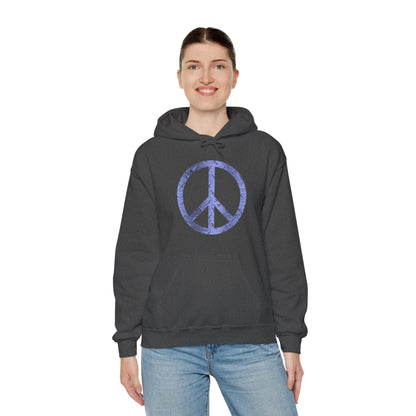 Cool Hoodie Graphic Peace Sign Grey