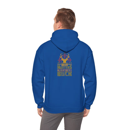 Unisex Hoodie Deer Hunter Blue