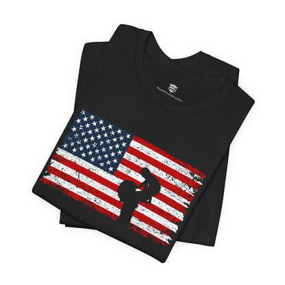 Unisex T-Shirt Mom America Black