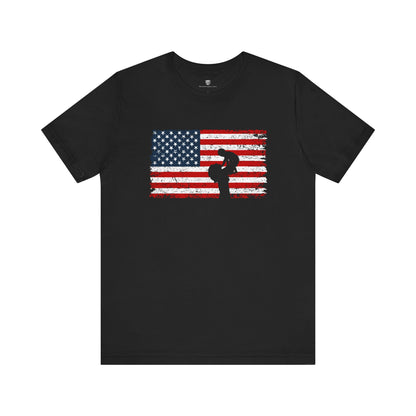 Unisex T-Shirt Mom America Black