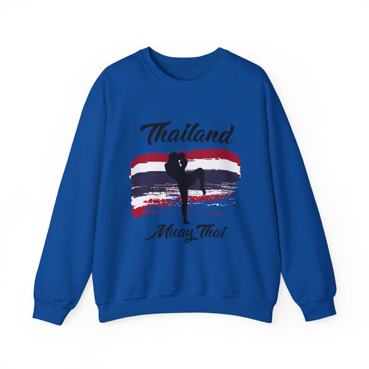 Unisex Muay Thai Sweatshirt Thailand Blue