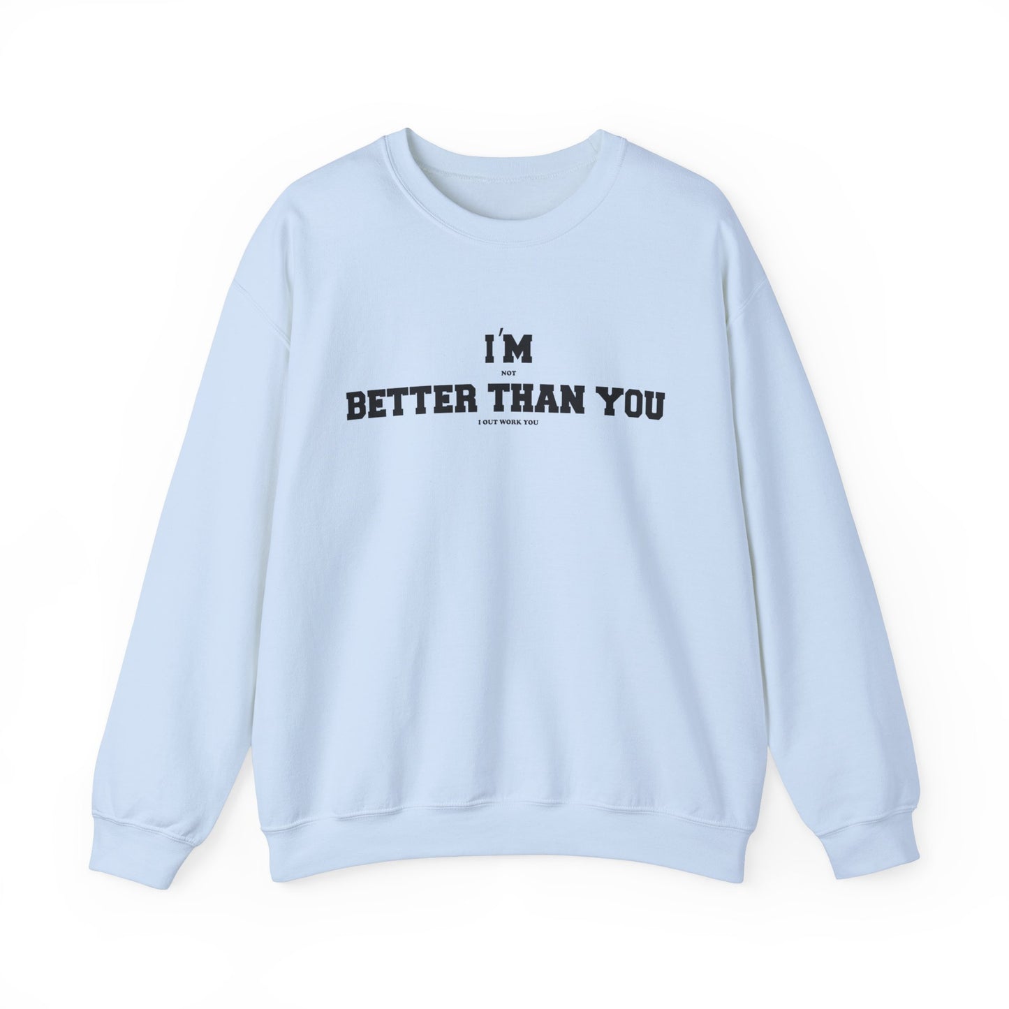 Unisex Motivational Sweatshirt Blue