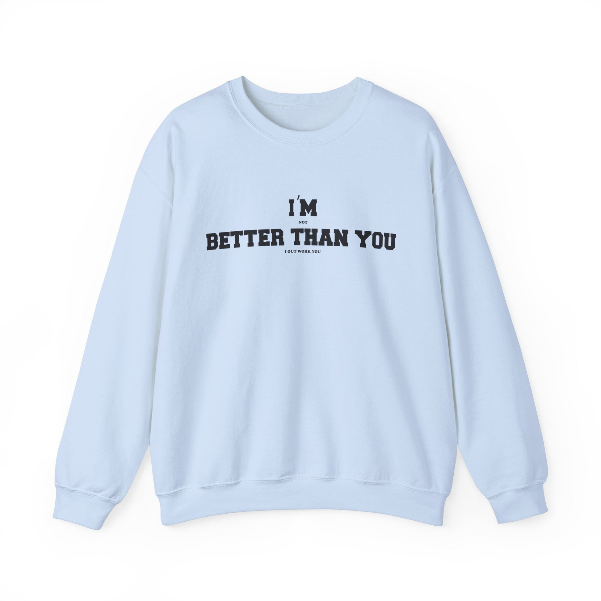 Unisex Motivational Sweatshirt Blue