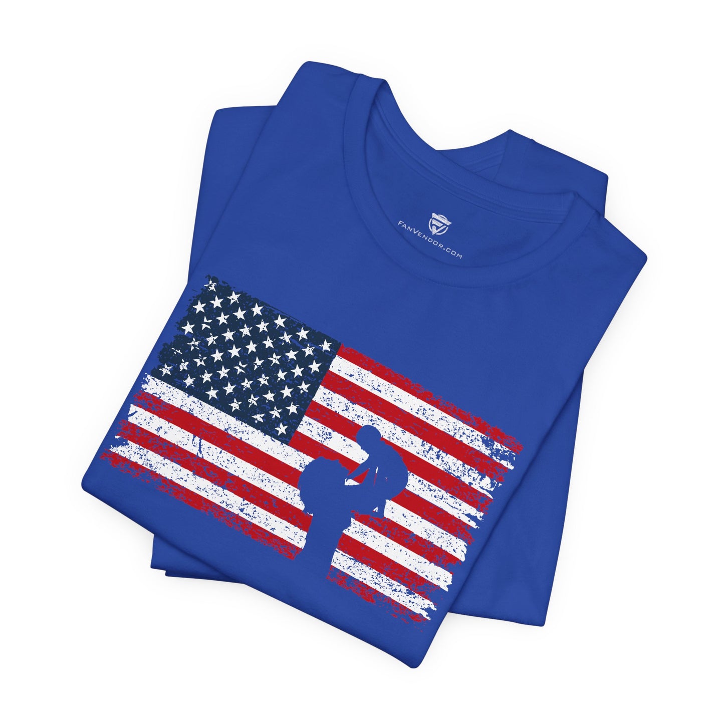 Unisex T-Shirt Mom America Blue