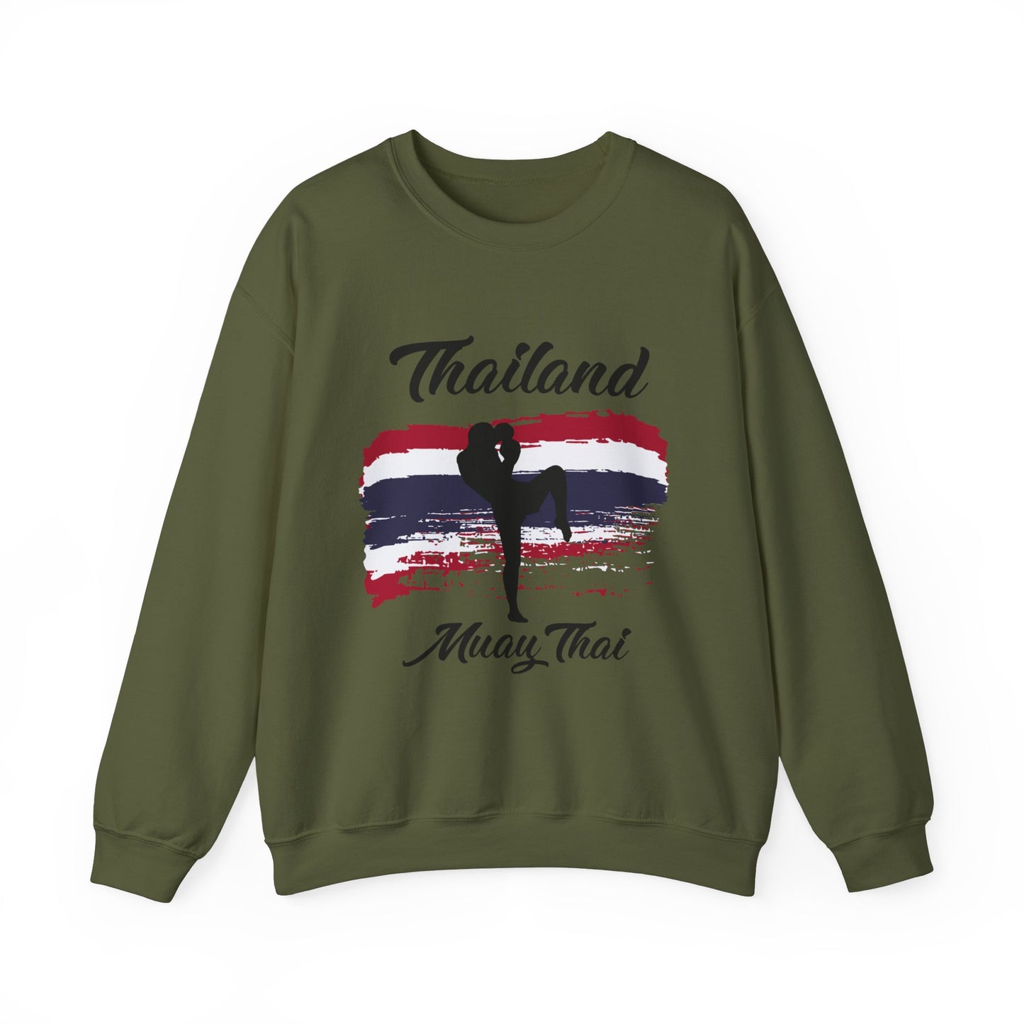 Unisex Muay Thai Sweatshirt Thailand Green