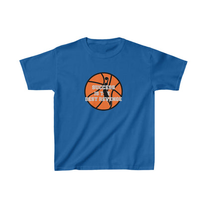 Kids Unisex T-Shirt Basketball Motivational Blue