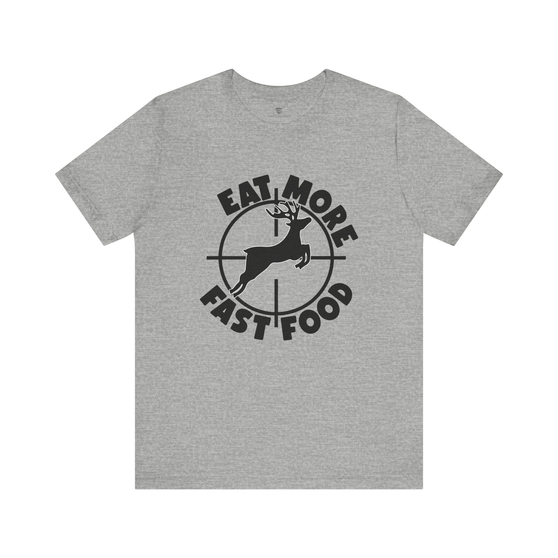 Funny Unisex T-Shirt Hunting Deer Grey