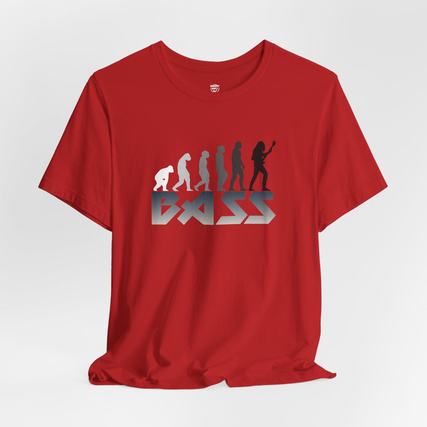 Unisex T-Shirt Bass Guitar Red