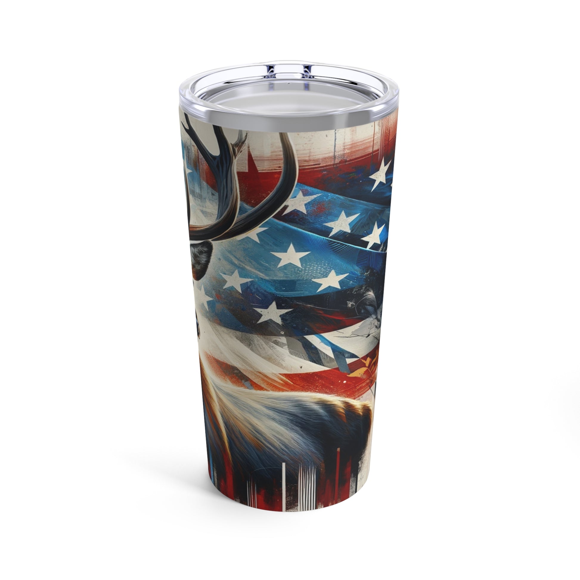 Cool Tumbler 20oz Deer Hunter American Flag