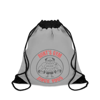 Athletic Drawstring Bag Gym Fitness Grey