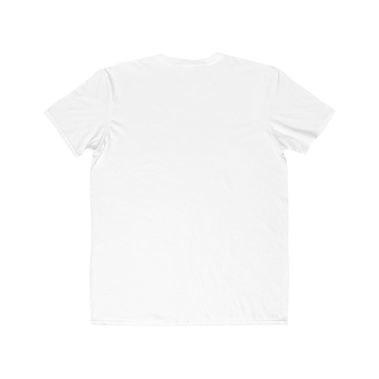 Plain white t-shirt on a white background