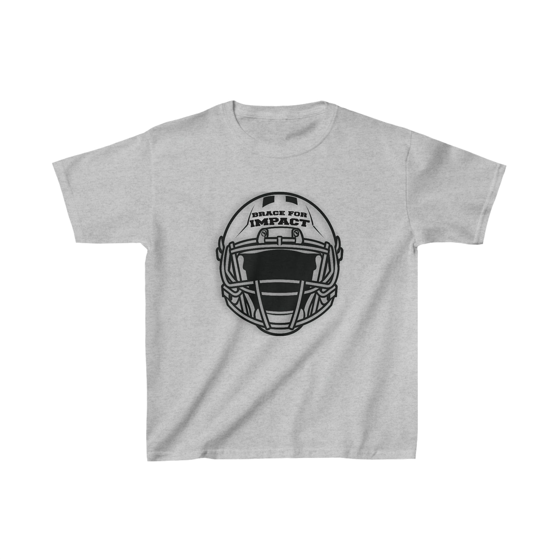 Kids Unisex T-Shirt Football Grey