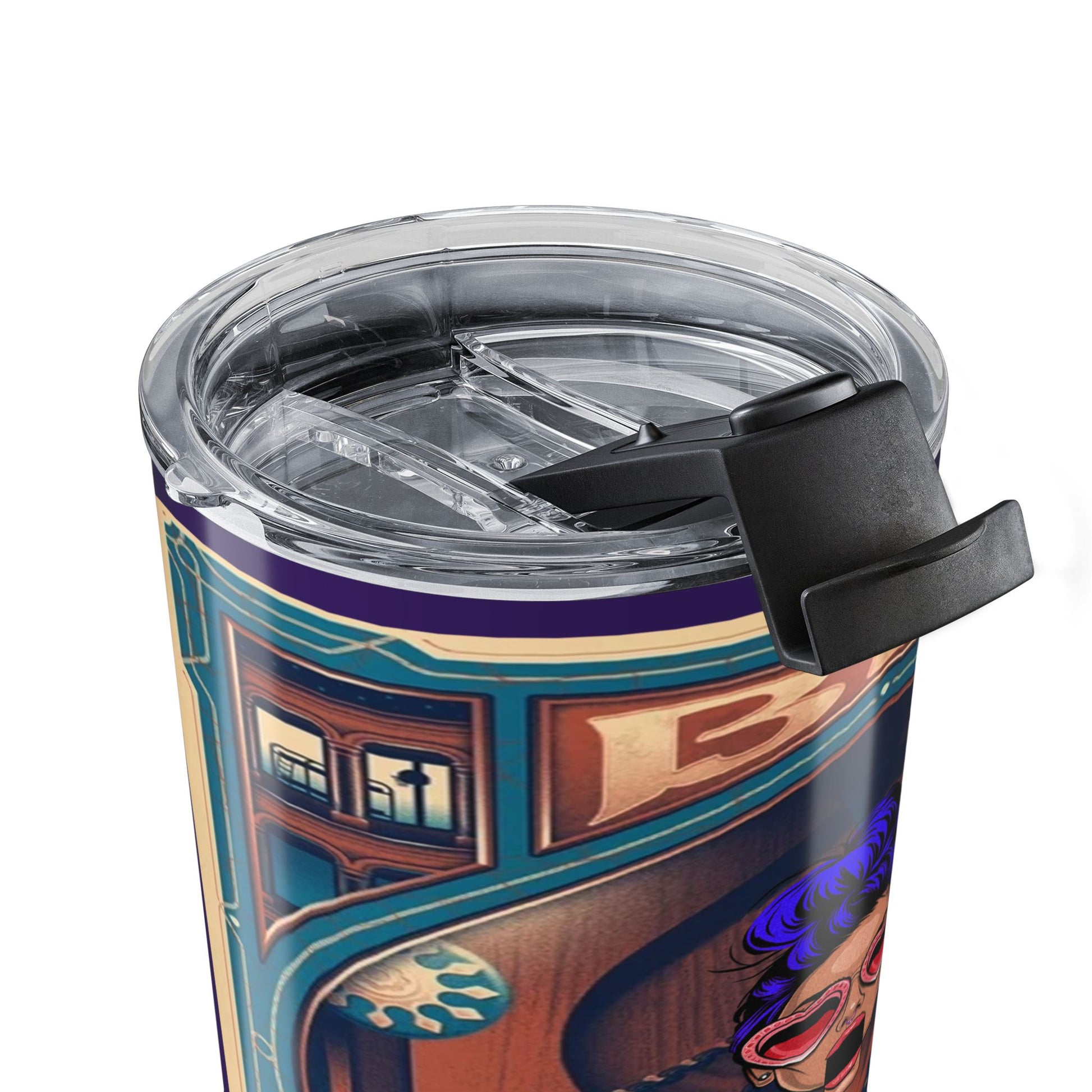 Tumbler 20oz with graphic design.