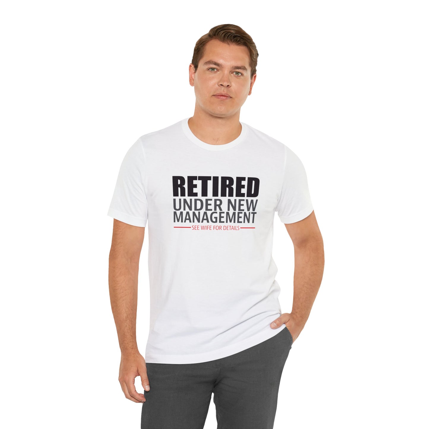 Funny Retirement Graphic Tee White