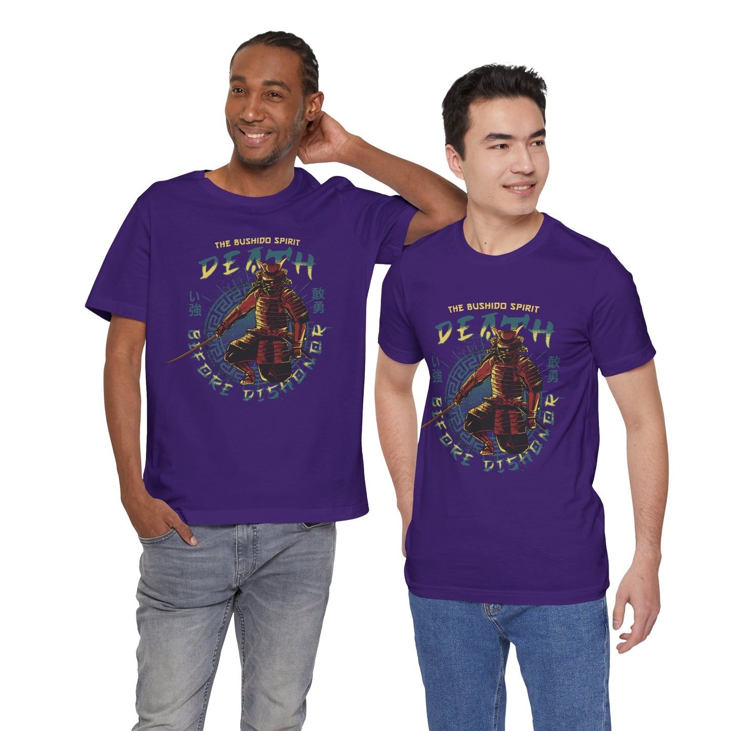 Unisex T-Shirt Samurai Japanese Purple