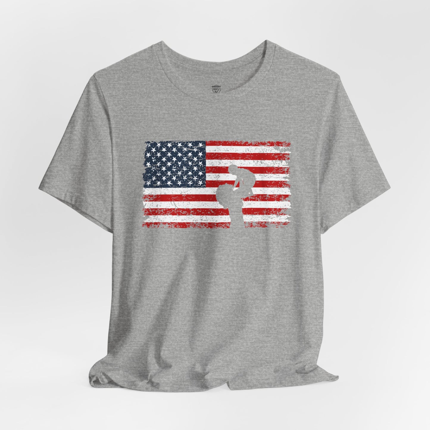 Unisex T-Shirt Mom America Grey