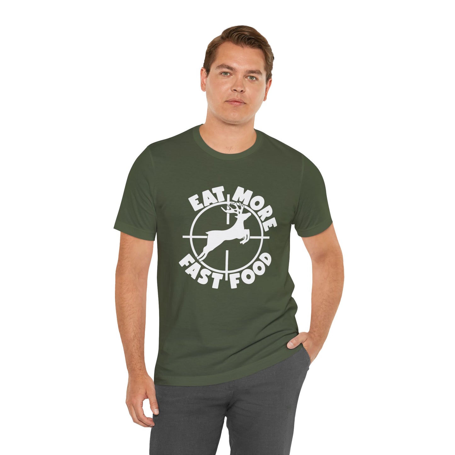 Funny Unisex T-Shirt Hunting Deer Green