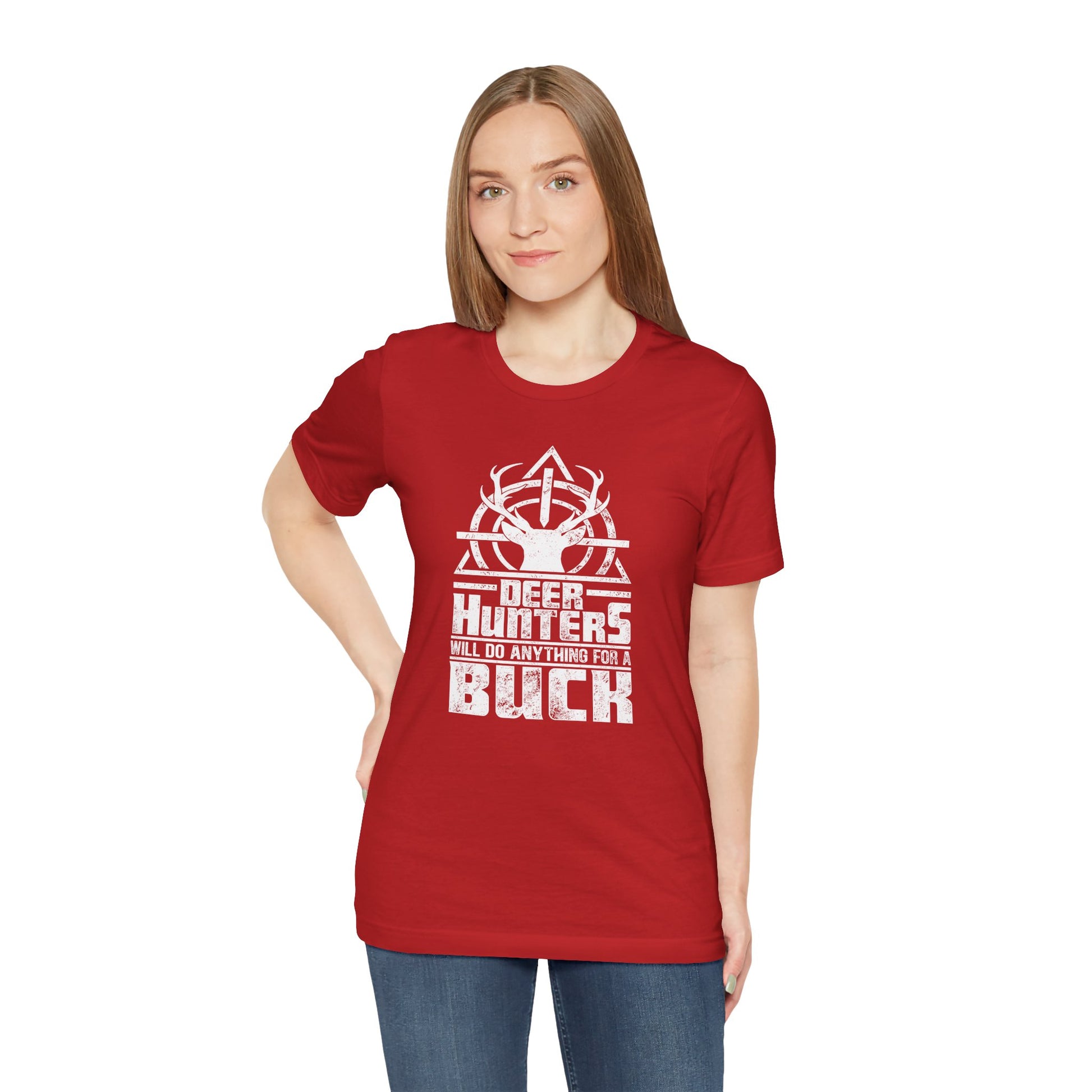 Cool Hunter Unisex T-Shirt Deer Red