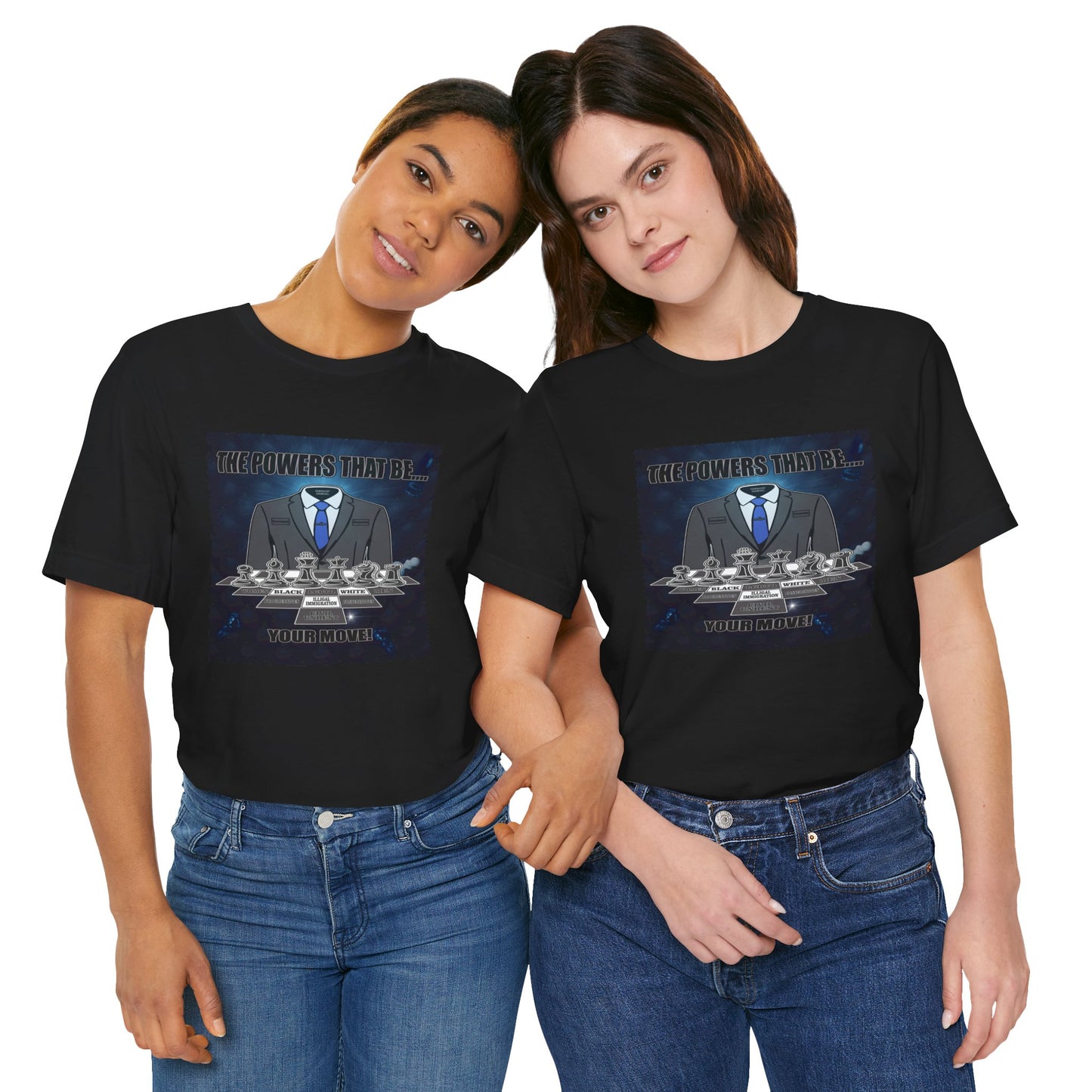 T-Shirt with chess design