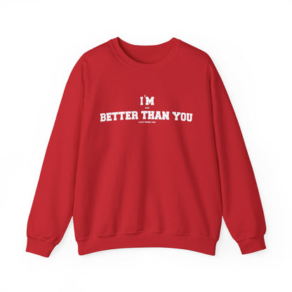 Unisex Motivational Sweatshirt Red