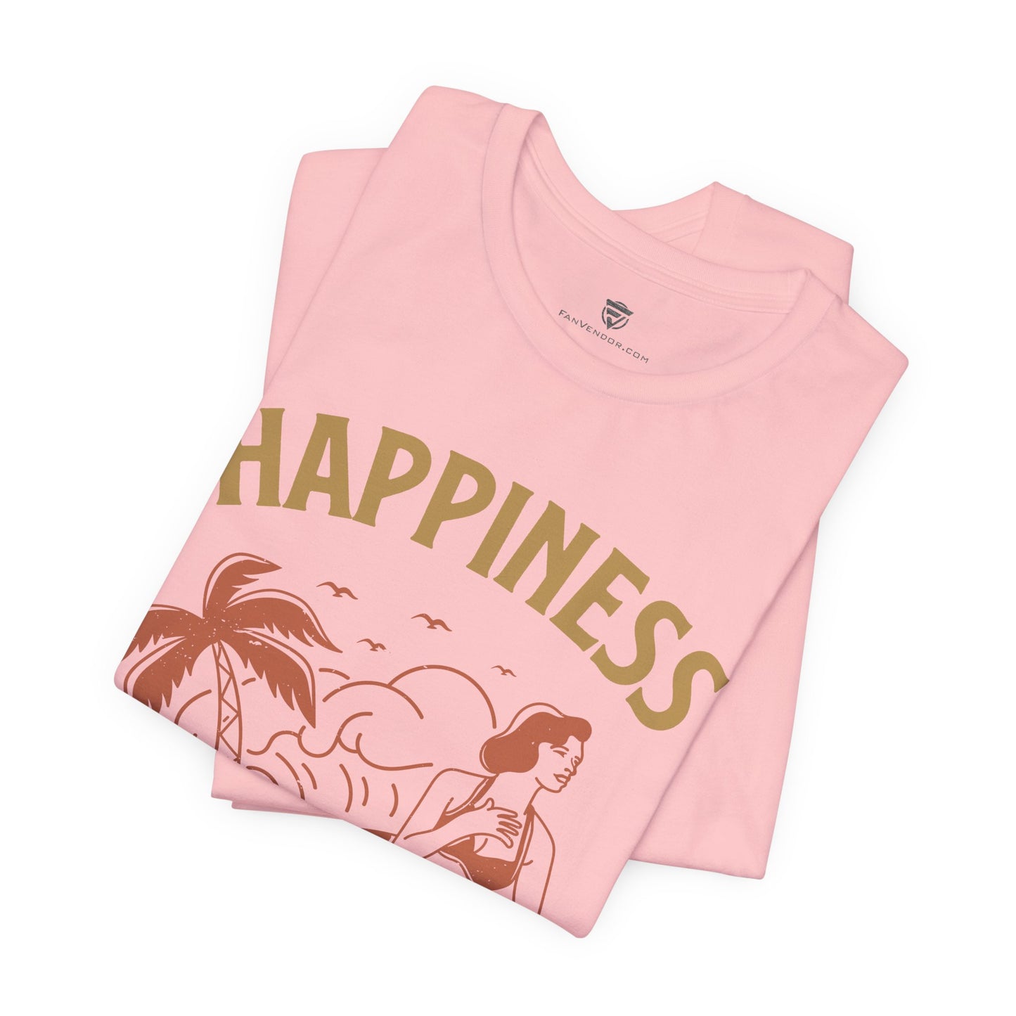 Unisex T-Shirt Beach Vacation Pink