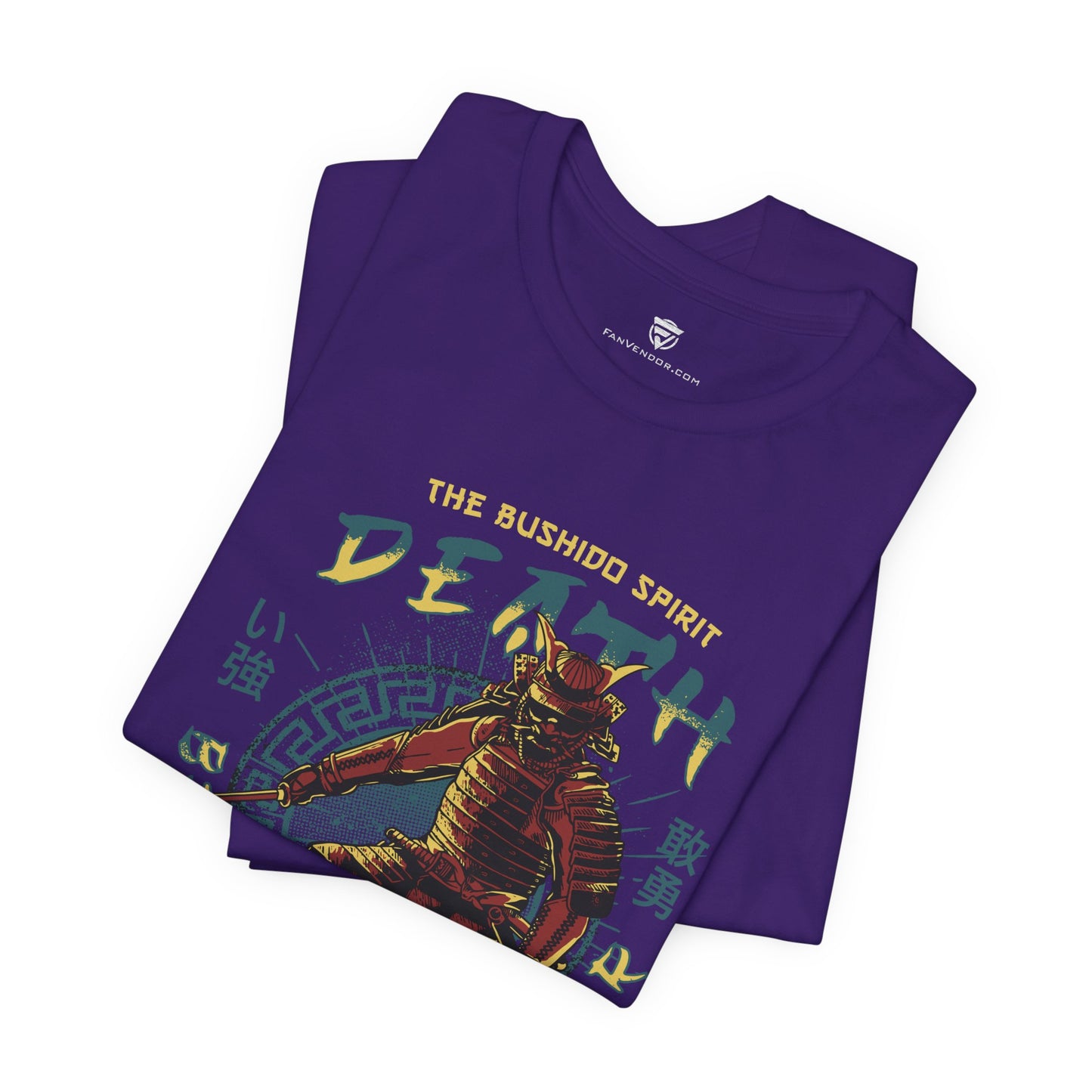 Unisex T-Shirt Samurai Japanese Purple