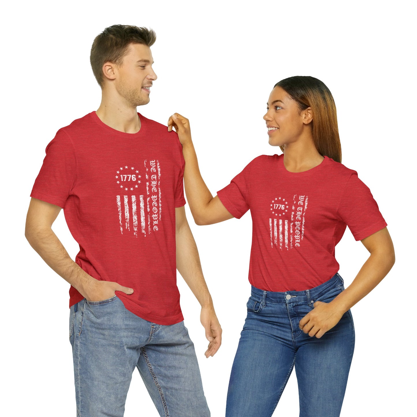 We The People American Flag T-Shirt  Unisex Tee