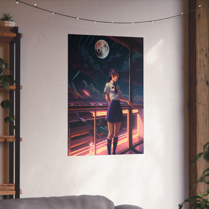 Anime style poster