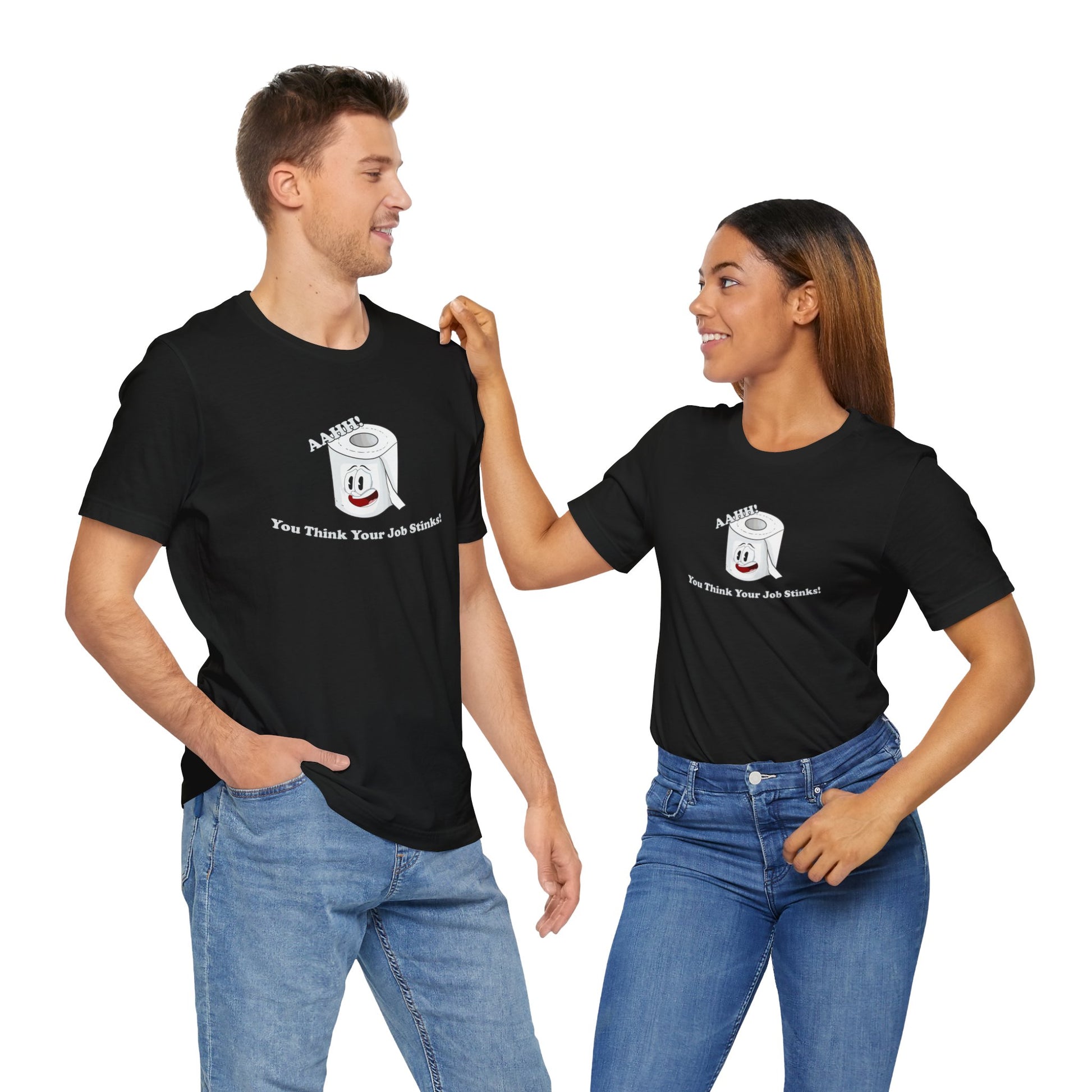 Funny Unisex T-Shirt Humor Job Black