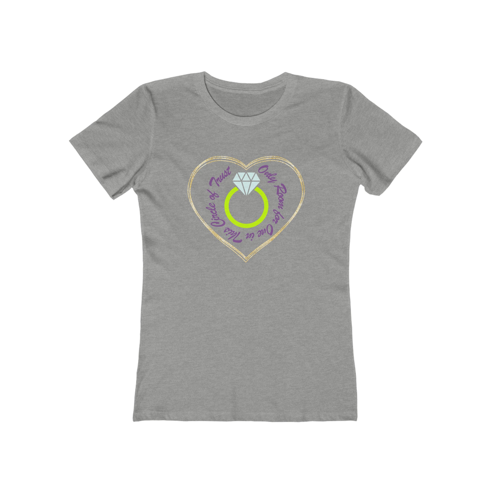 Funny Graphic Tee for Women Grey