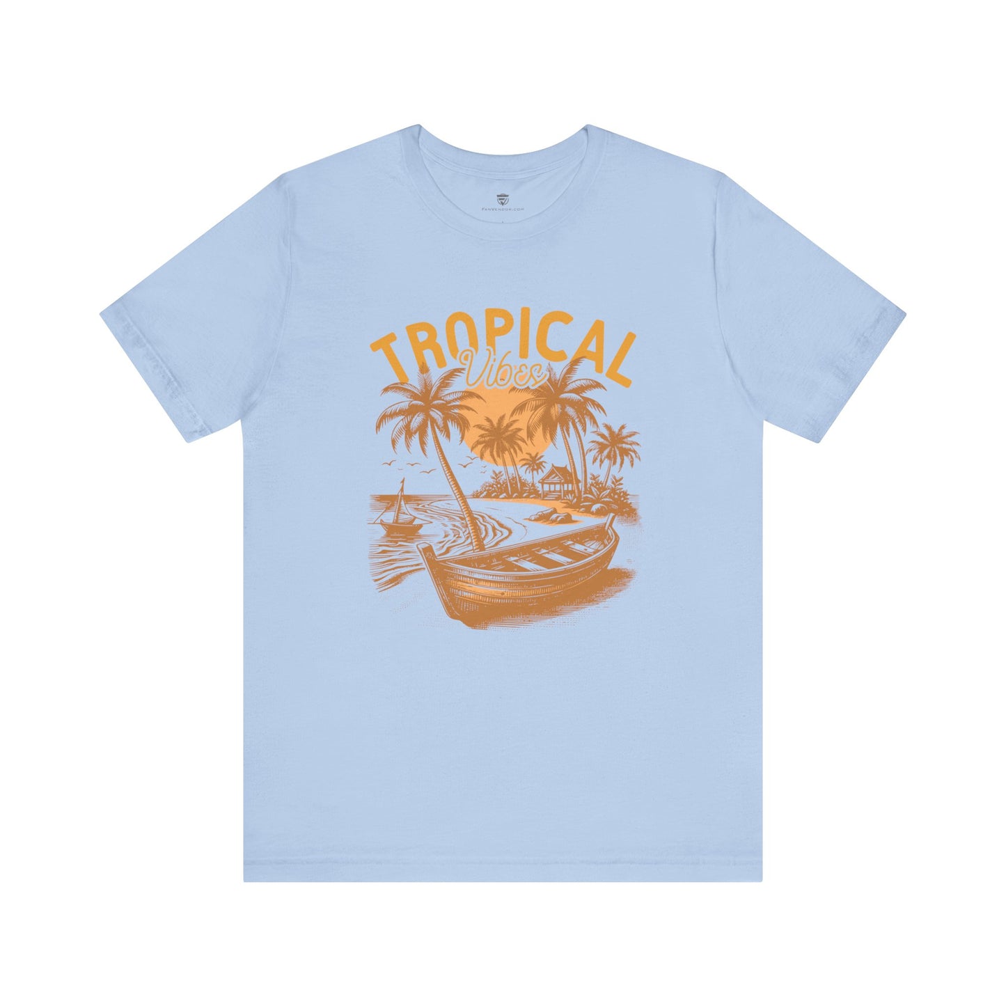 Unisex T-Shirt Vacation Beach Island Blue