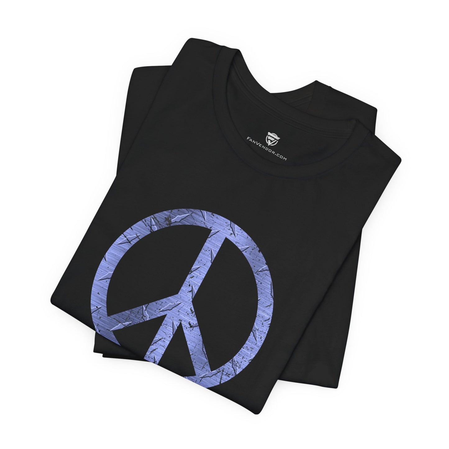 Cool Unisex T-Shirt Peace Sign Black