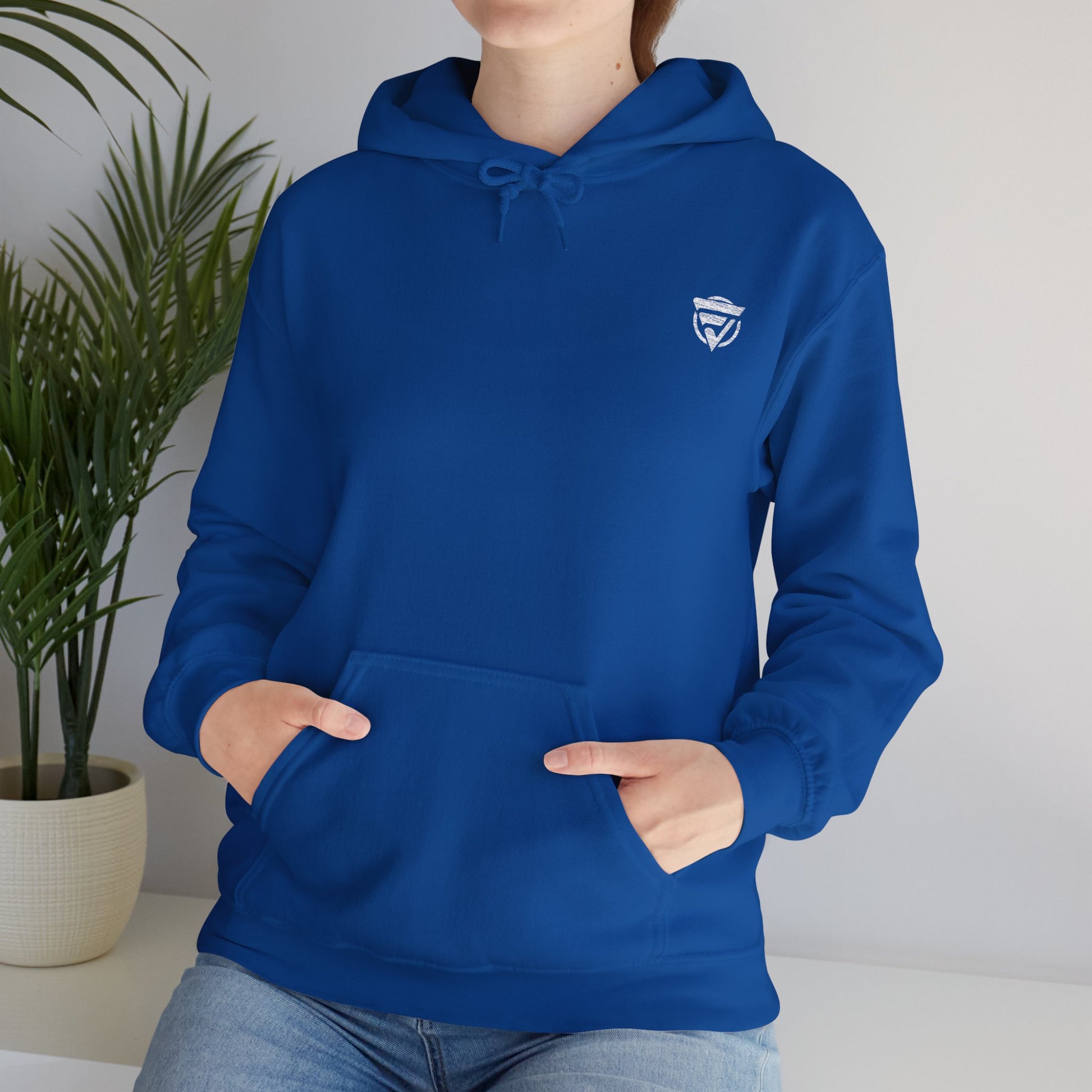 Cool Unisex Hoodie Fan Vendor Logo Blue