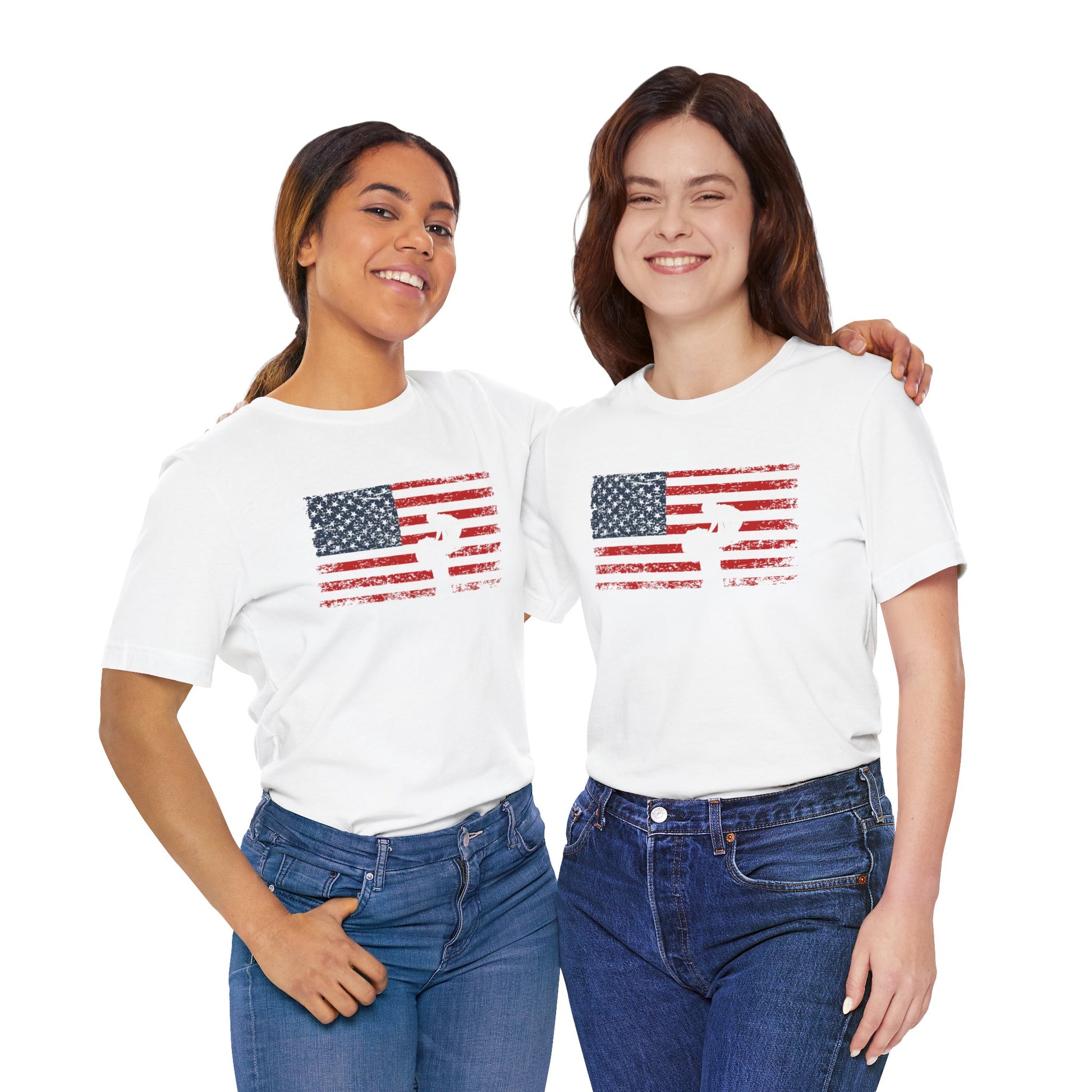 Unisex T-Shirt Mom America White