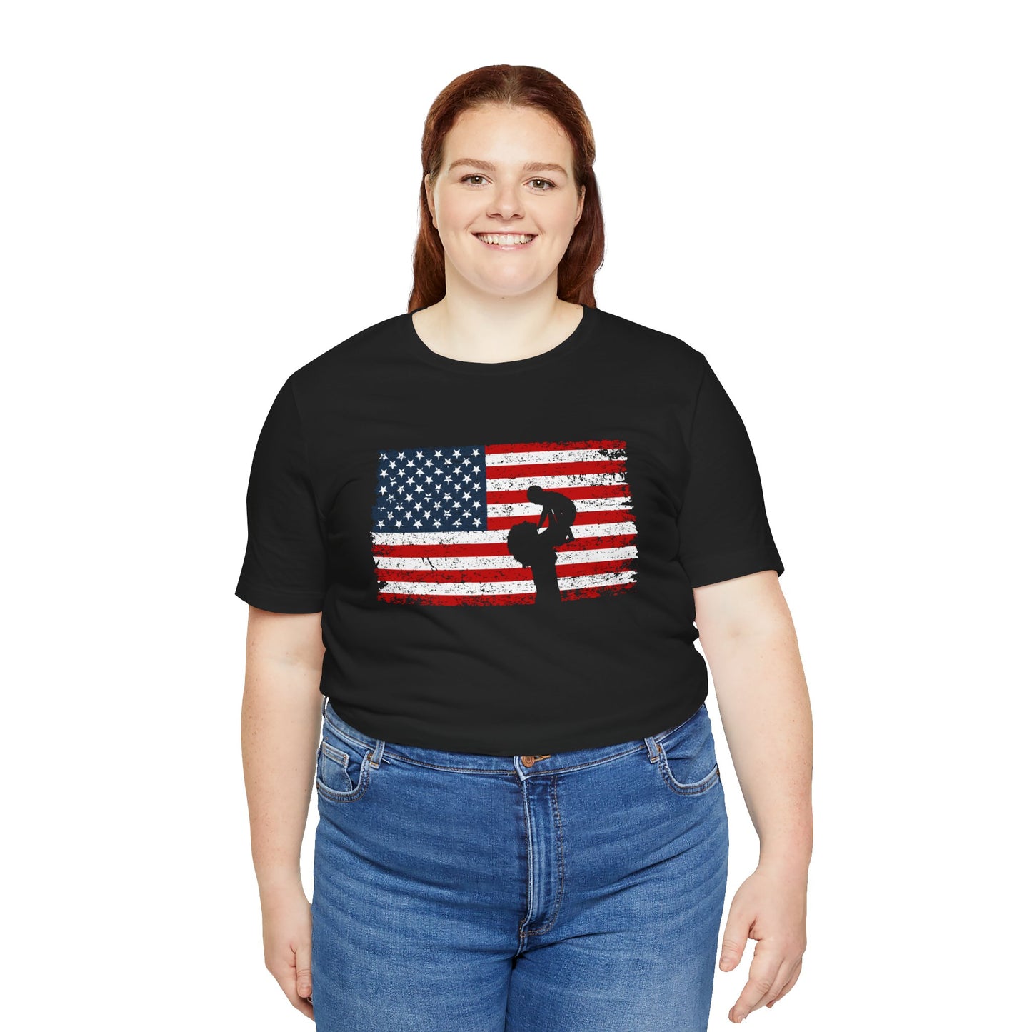 Unisex T-Shirt Mom America Black