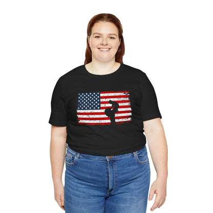 Unisex T-Shirt Mom America Black