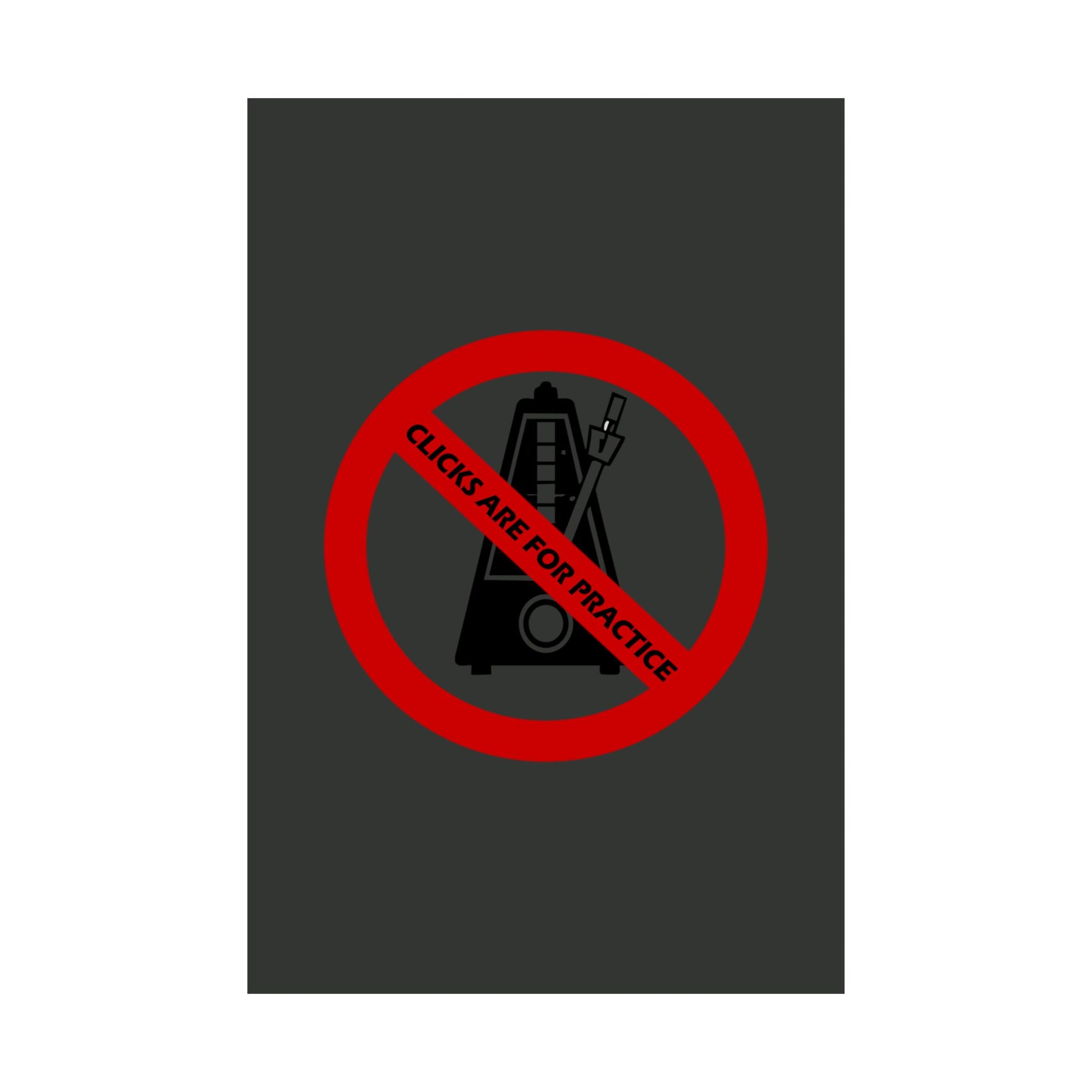 No sign with a red circle and line over a black background