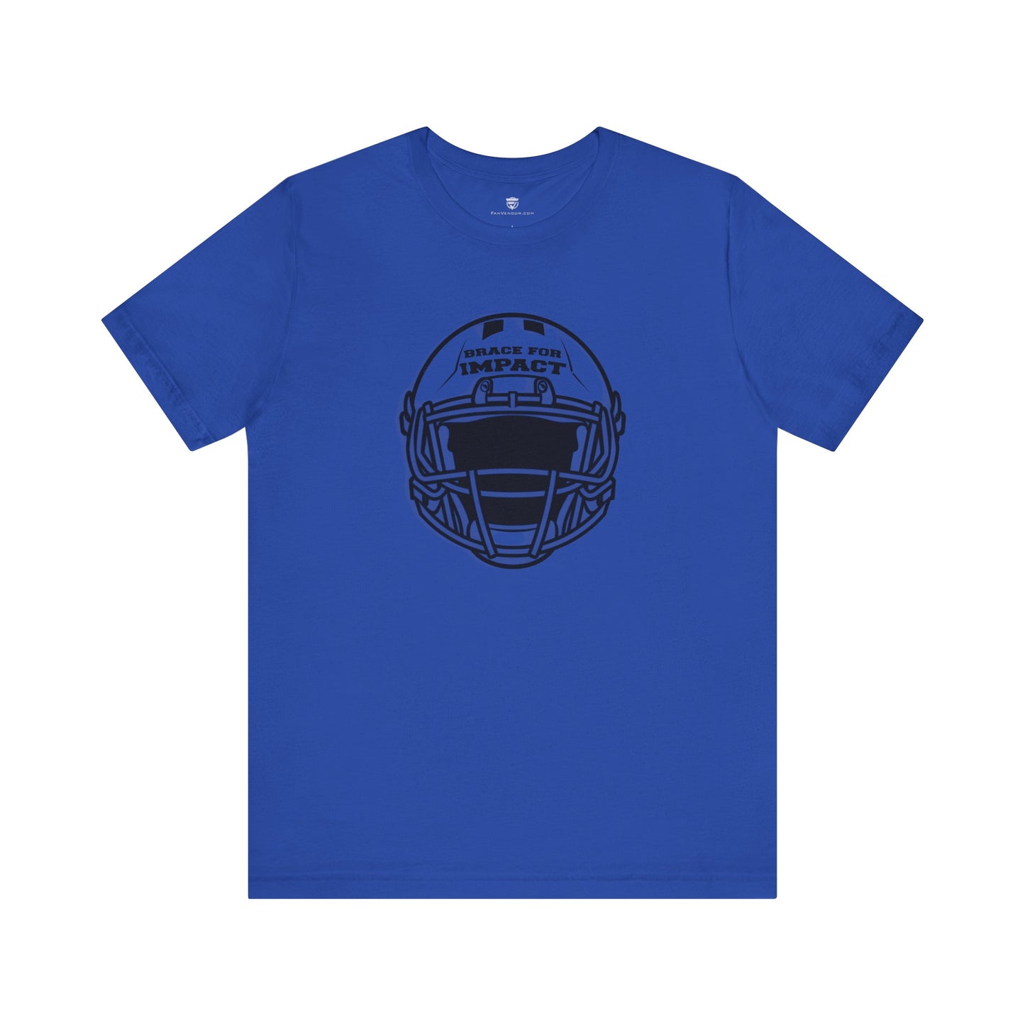 Motivational Unisex T-Shirt Football Blue