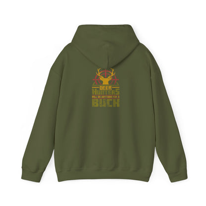 Unisex Hoodie Deer Hunter Green