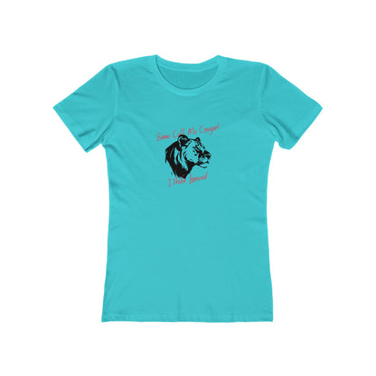 Turquoise t-shirt with a graphic of a bear and text on a white background