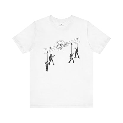 Funny Unisex T-Shirt Drummer Music White