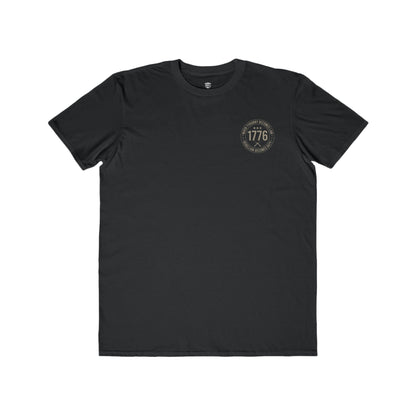 Black T-Shirt 1776 We The People American Flag