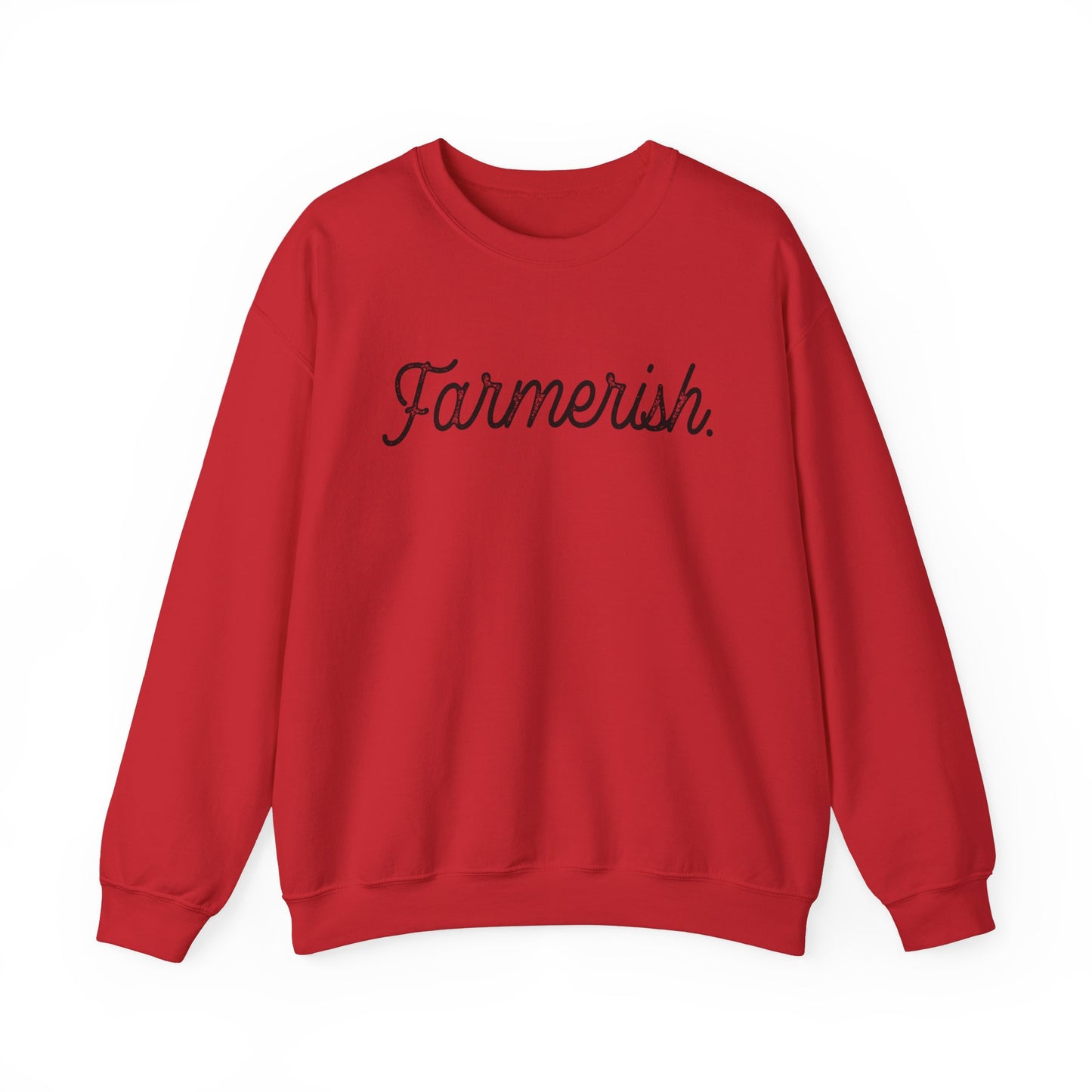 Unisex Funny Sweatshirt Farmer Red