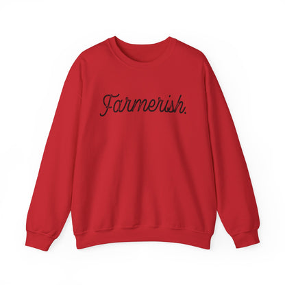 Unisex Funny Sweatshirt Farmer Red