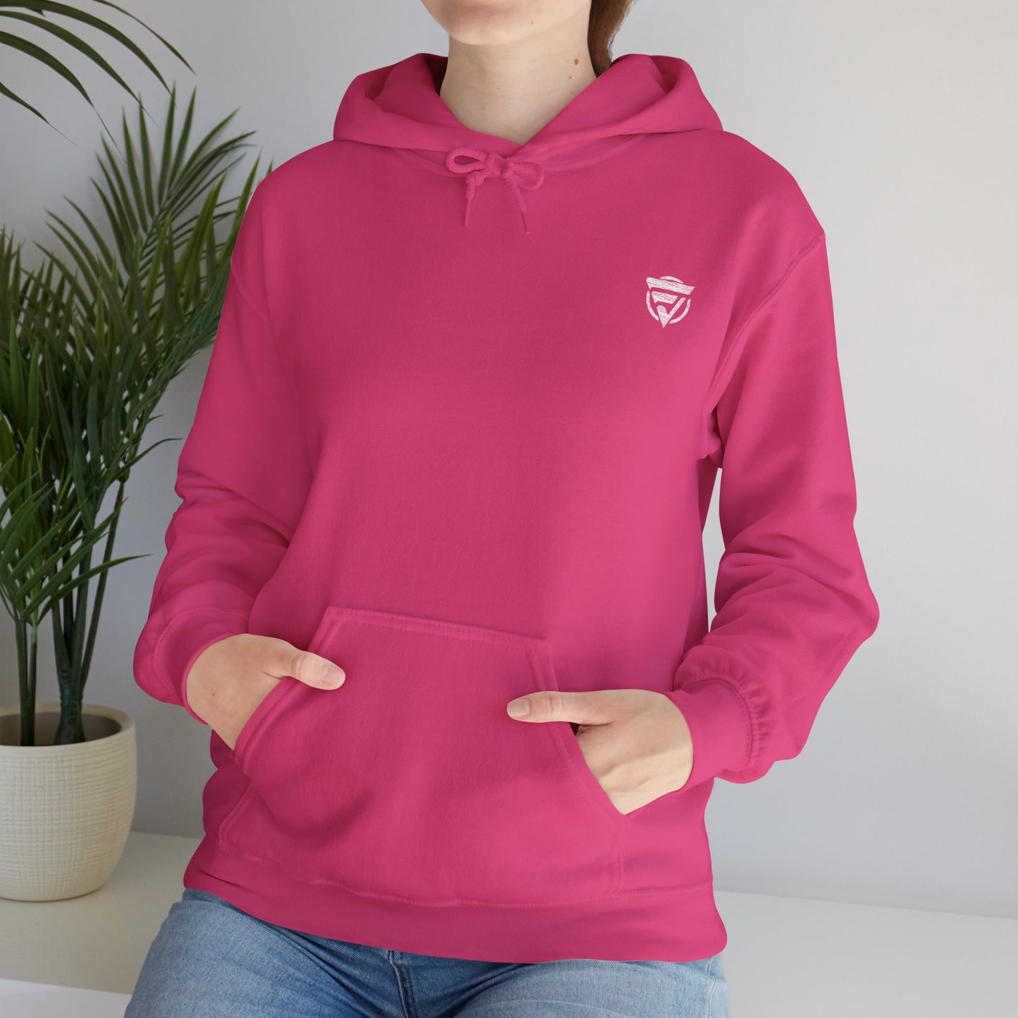 Cool Unisex Hoodie Fan Vendor Logo Pink